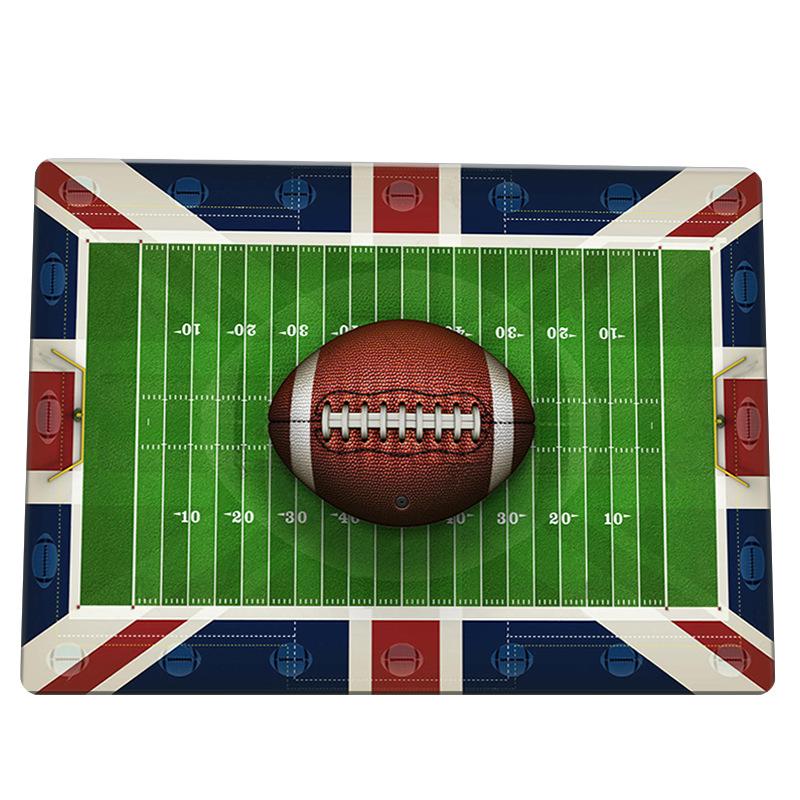 3D Printed Rugby Sports Living Room Bedroom Home Decoration Floor Mat