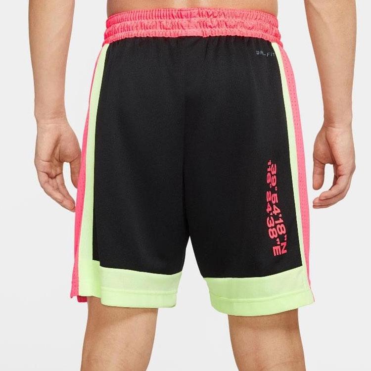 Jordan Basketball Color Block Sports Shorts SS20 Men Shorts Black Red CW7080-654