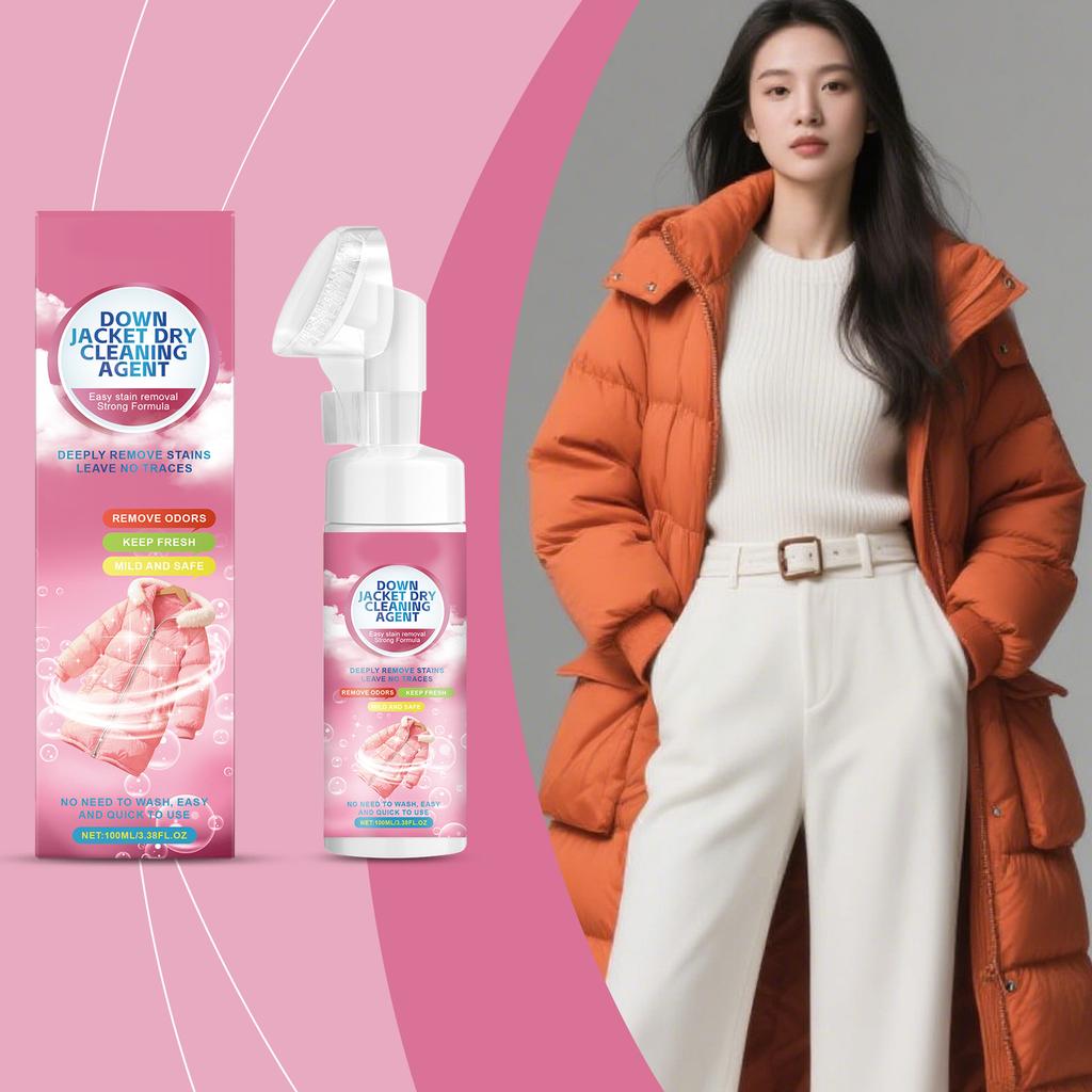 Down Jacket Dry Cleaning Agent For Stain And Oil Removal  Gentle And Non Irritating  Easy To Clean Clothes100ml