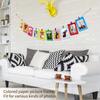 20pcs Paper Photo Frame, 4x6 In Photo with Clip, for Back To School Decoration, Hanging Photo Display, Suitable for Home, Dormitory Decoration