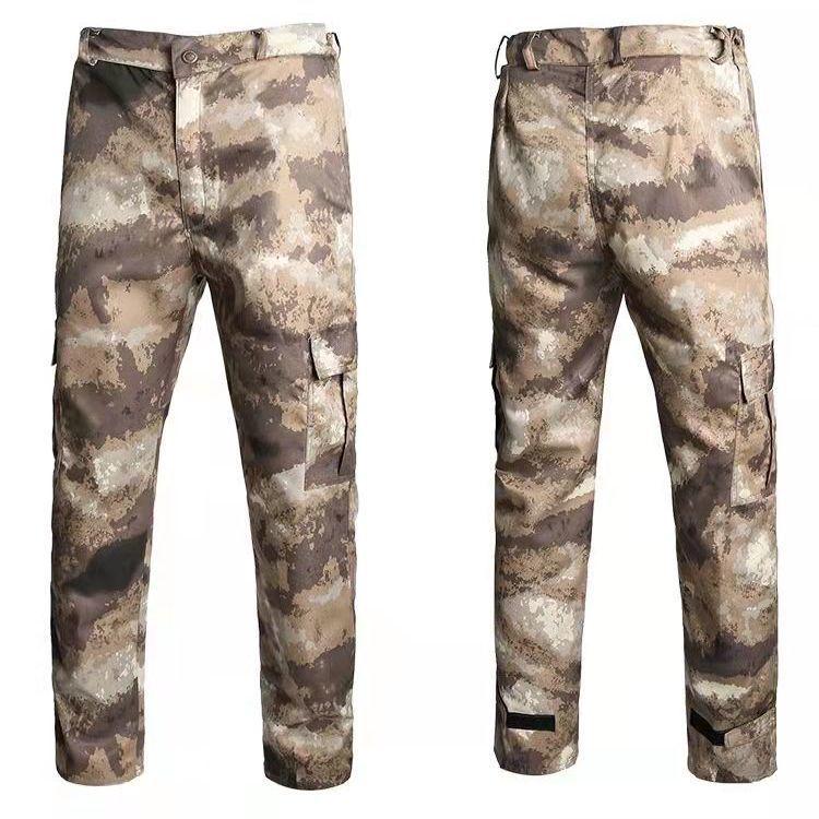 

Breathable Camouflage Suit: Wear-Resistant Uniform for Men & Women - Ideal for Military Training or Work, Suitable for Spring, Summer, and Autumn. Ruins Single Pants