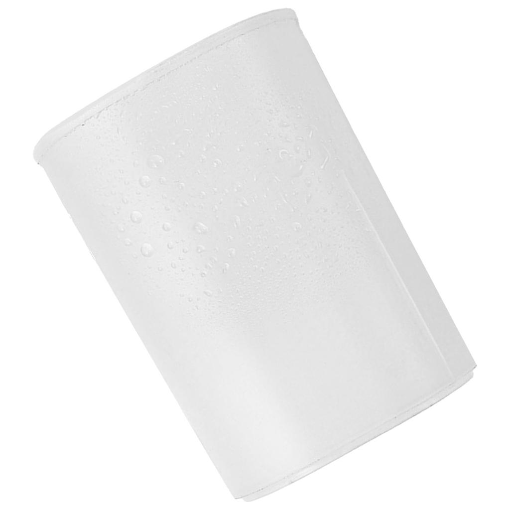 Schreibtisch Stifthalter Kunststoff Mattweiß Glatte Kanten Kleiner Stiftebecher für Stifte Bleistifte Radiergummi Weiß