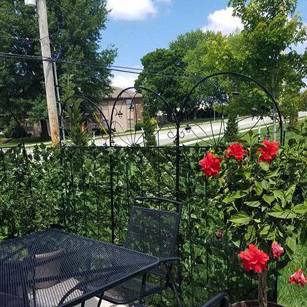 50x300 Artificial Faux Ivy Leaf Privacy Fence Panel Screen Wall Hedge Home Decor