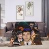 Jacob Elordi Blankets  Camping Flannel Throw Blanket For Living Room Warm Soft Design Quality Bedspread Gift Idea