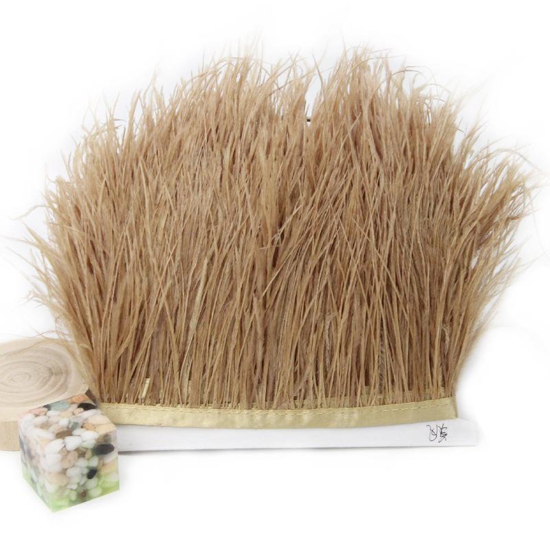 Feather1 Meter Fluffy Ostrich Feather Satin Trim Cloth Sideband 8-10cm Ribbon Fringe Suitable for Skirts / Dresses / Apparel Party DIY