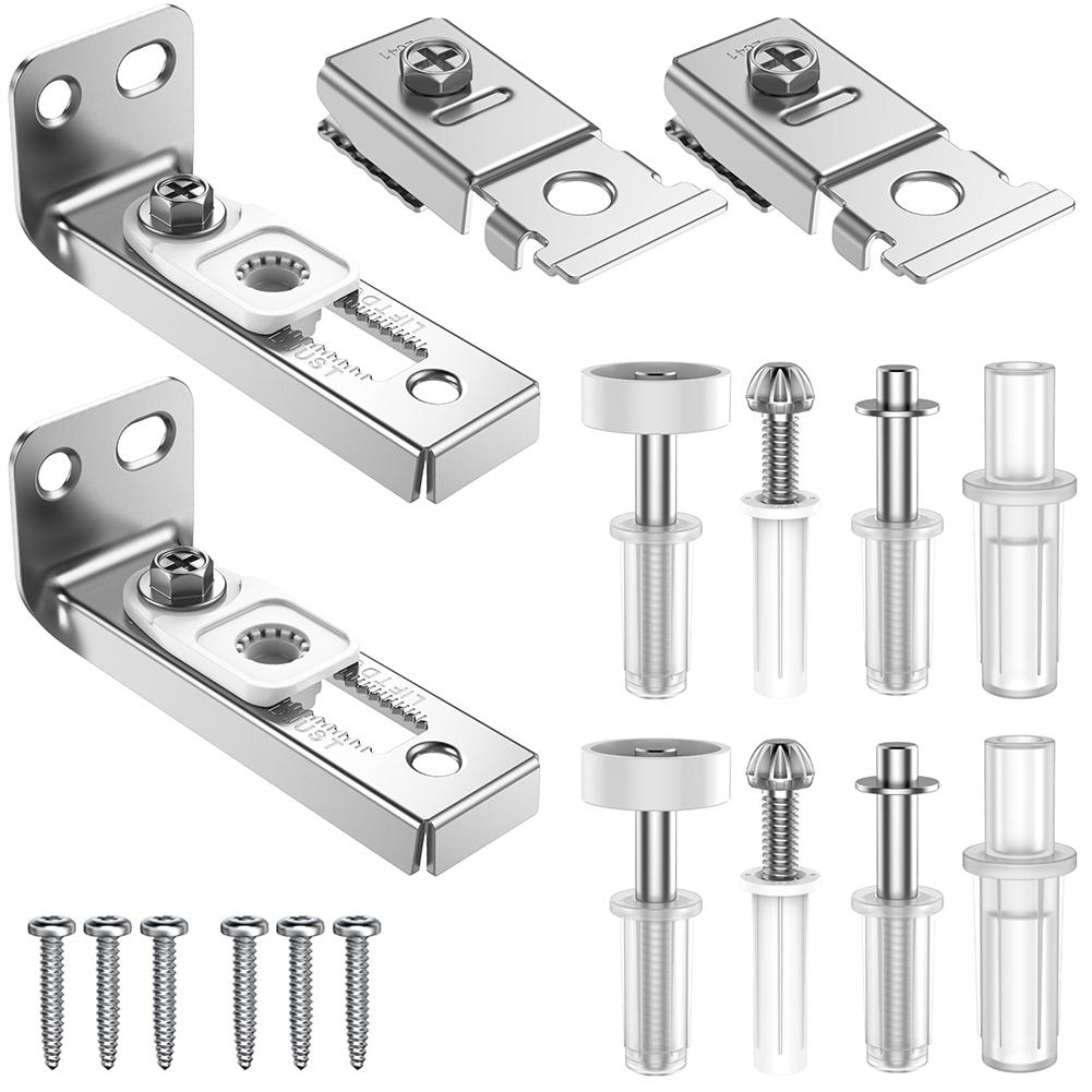 

2Pcs Bifold Door Hardware Repair Kit Include Top & Bottom Bracket Sliding Barn Door Hardware Kit with Pivots Door Repair Parts