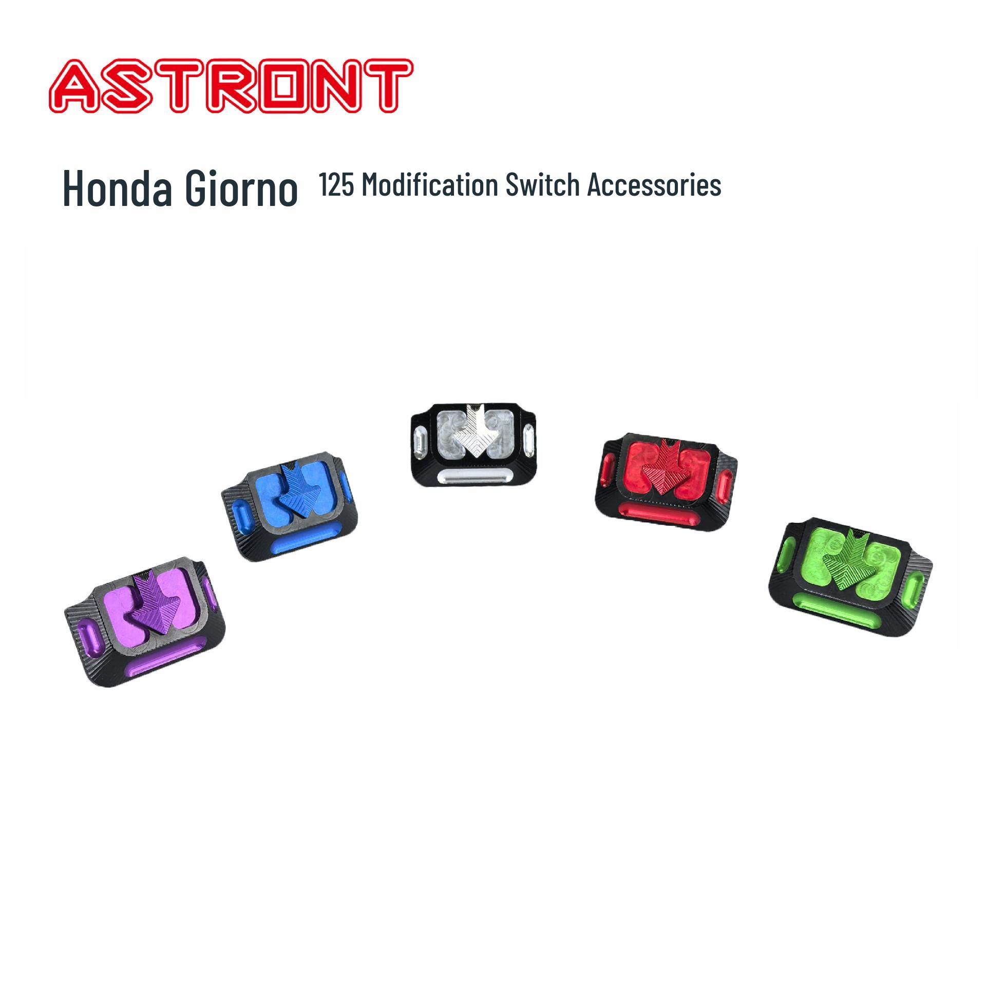 

Honda Giorno 125 Motorcycle Front Storage Box Switch Button Accessory червоний