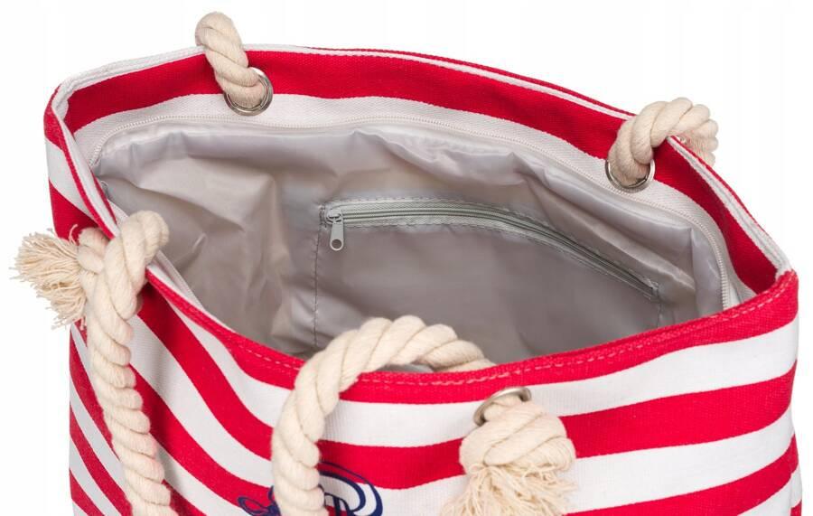 Plażowa Torba Damska Z Poliestru