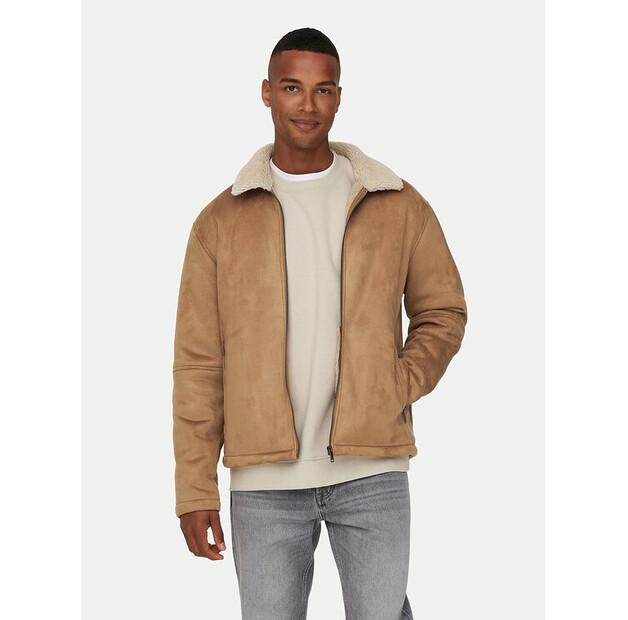 Куртка из имитации кожи Only & Sons 22026162 EU S