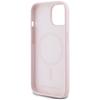 Karl Lagerfeld Silicone Karl&Choupette MagSafe Case for iPhone 15 Plus Pink