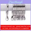 Modern Minimalist Iron Curtain Hook Rings For Home Decor And Window Treatment