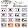 Lovely Cat Ball Leopard Heart Strawberry Flower Y2K Italian Charm Link Fit 9MM Stainless Steel Bracelet Girls' DIY Making Gift