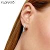 New Minimalism Earring 925 Silver Needle Allergic Protection Geometric Small Hoop Earrings for Women Fashion Jewelry Wholesale