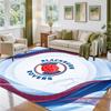 Blackburn Rovers Football Design Dywan z Kryształowego Aksamitu Miękki Dekoracyjny Dywanik do Sypialni Wejścia