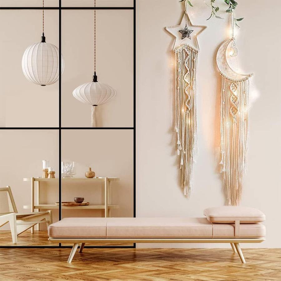 European-style hand-woven cotton rope tapestry tassels for home wall hanging decorative soft furnishing collection