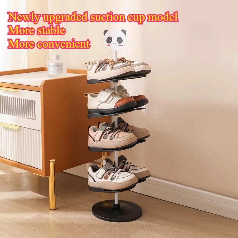 Cartoon Plastic Shoe Rack Large Capacity Multi-layer Shoe Rack Dormitory Convenient Japanese Reinforced and Durable Storage Rack