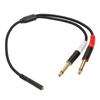 3.5mm To Dual 1 4 Inch Sound Splitter Cable 1 8 Stereo Female To Dual 6.35mm Mono Male Sound
