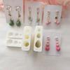 3D lrregular Ellipsoid Polymer Clay Cutting Molds Cutter For Handmade Earrings Jewelry Making Accessories for Women