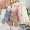 1 Pieza Peluche Alpaca Oveja Animal Llavero Suave Lindo Colgante Hecho a Mano Llavero Adorno Regalo Decoración Diy