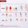 Sports-Themed Colored Model Figures