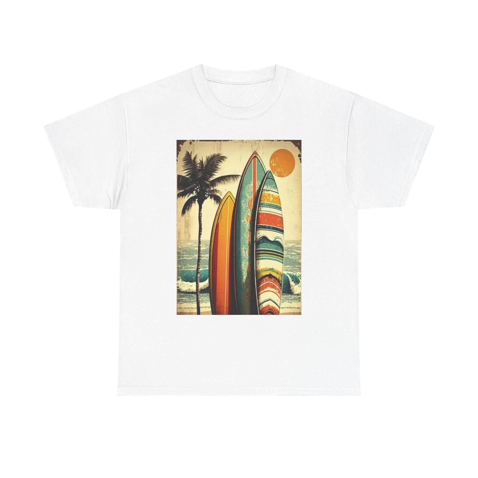 Men s and Women s T-shirts Hawaiian Surfing M