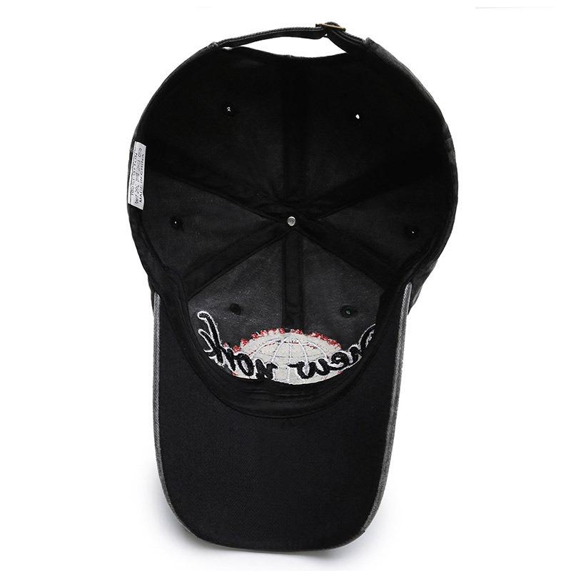 Hat Men's Washed Cloth Baseball Cap Embroidered Cap Joint Outdoor Sun Hat Spring and Autumn Casual Hat