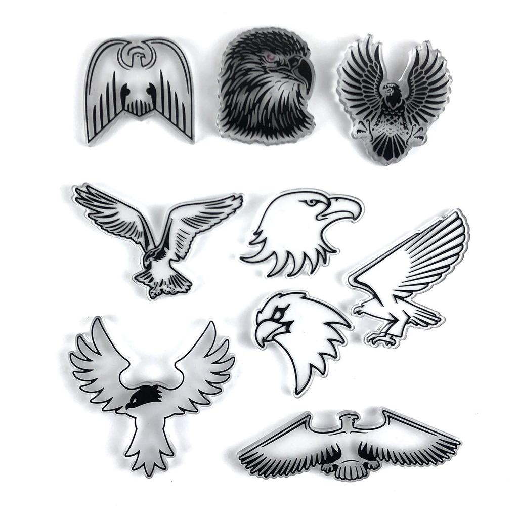 Eagle Shape Pendant Moulds DIY Keychain Molds Clay Moulds Jewelry Making Tools Silicone Material for Hand Making Pendant