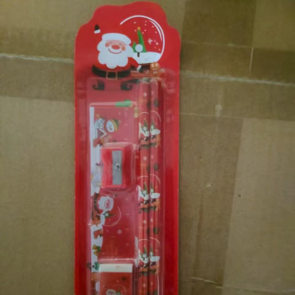 Five-Piece School Stationery Set for Kids: Birthday & Christmas Gift Pencil Set