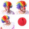 6Pcs Clown Nose, Halloween Cosplay Nose Halloween Party Decorations for Kid and Adults Halloween Cosplay Party