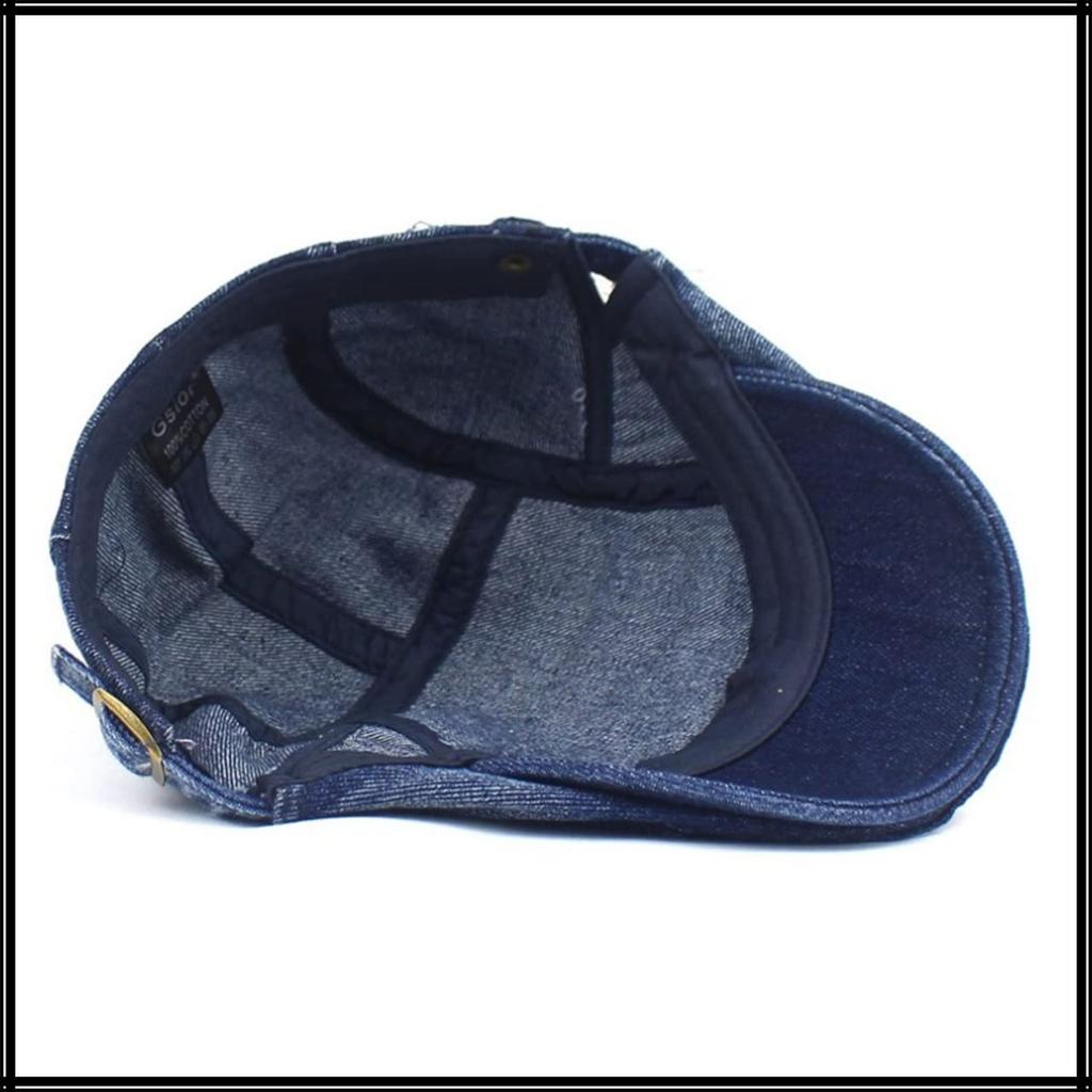 Hunting CA598 [White Fang] cap, denim, sports, running, outdoor, men's, women's, (light blue)