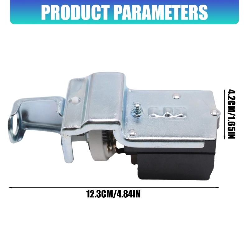Blade Terminal Headlight Control Assembly for 1965-1968 with Threaded Shaft and Integrated Bracket for Vehicle Lighting Repair and Restoration Tasks