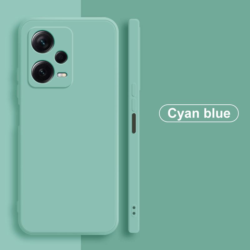 For Redmi Note 12 Pro Plus Case Square Liquid Silicone Phone Cases For Xiaomi Redmi Note 12 Note12 Pro Plus 5G Protection Back Cover