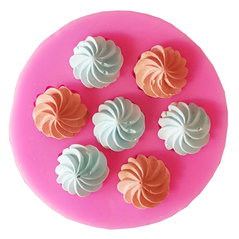 1 Piece Circular Cookie Baking Mold Candy Silicone Mold Cake Dry Perth Chocolate Flipping Sugar Mold