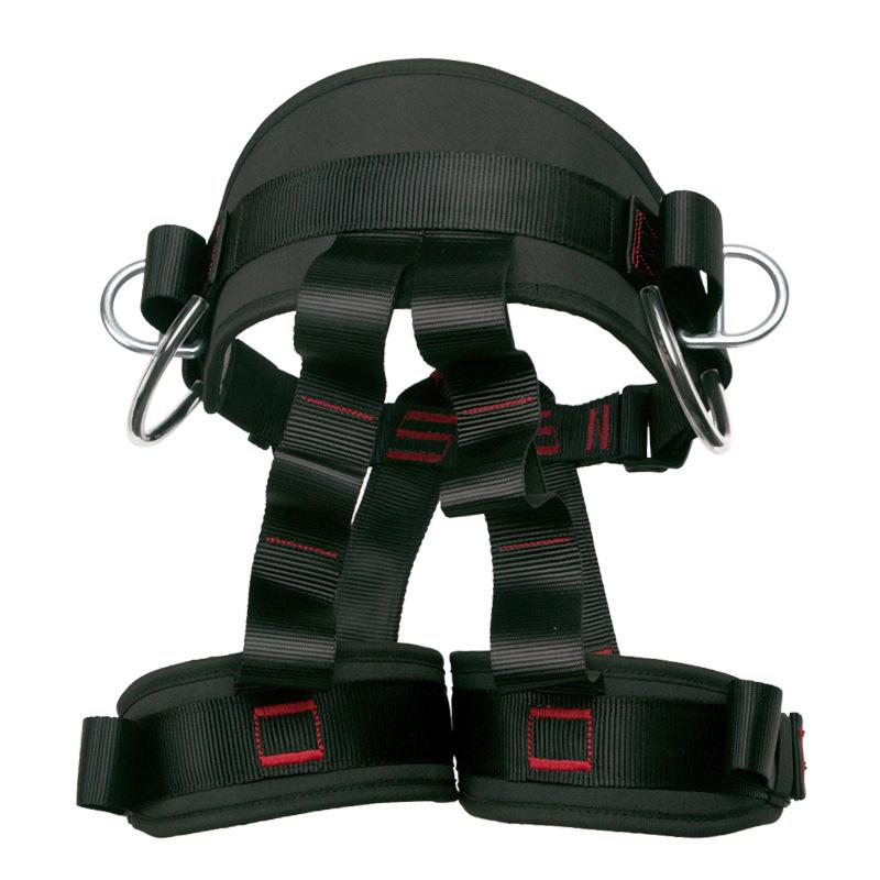 Camping Belt 25KN Outdoor Activity Rock Outdoor Activity Expand Training Half Body Harness Safety Supplies Survival Equipment
