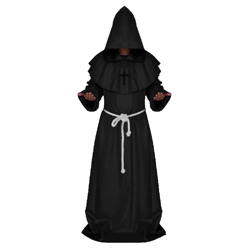 Wizard Priest Cos Costume New Halloween Death Robe Cosplay Costume