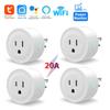 Tuya Smart Plug WiFi Socket 20A with Power Monitoring US Canada Mexico Peru Japan Timing Voice Control Support Alexa Google Home Fuel Injectors 6