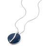 SOFIE SEA GLASS Blue Organic Shape Pendant SKJ1809040 [Skagen] Women's Necklace,