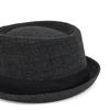 Autumn Winter Men's British Retro Jazz Hat Bowler Hat Women's Plaid Gentleman's Hood