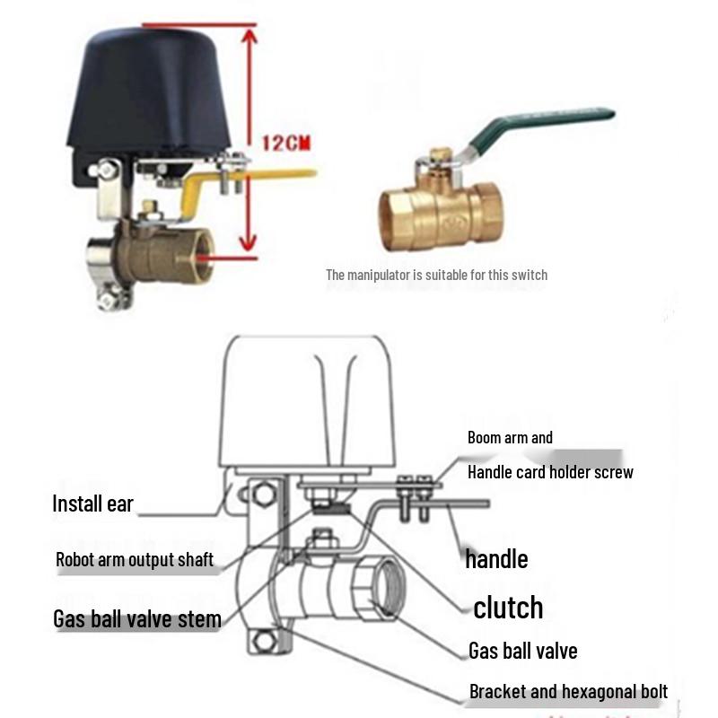 Wireless Remote Control for Hot Water, Gas, Ball Valve, and Watering Systems