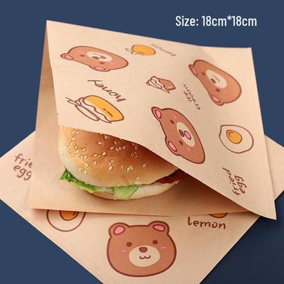 GOWKE Grease-proof Food Triangle Bags