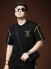 European Trendy Brand Embroidered Letter Short-Sleeve Men's T-Shirt 2025 New Summer Fashion Casual Men's Half-Sleeve Top
