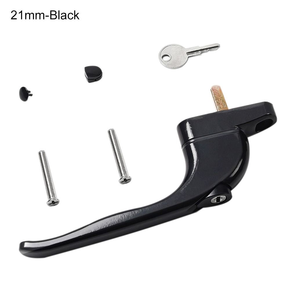 

Горячая Распродажа Запирающиеся Универсальные Оконные Ручки Защелки Замки Дверные Ручки Двойное Остекление 21mm чёрный