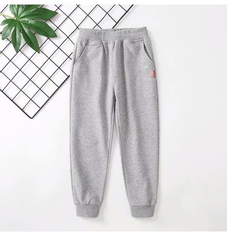 Kids' Cotton Casual Pants for Fall/Winter 2025 - New Sports Sweatpants for Small, Medium, and Large Children