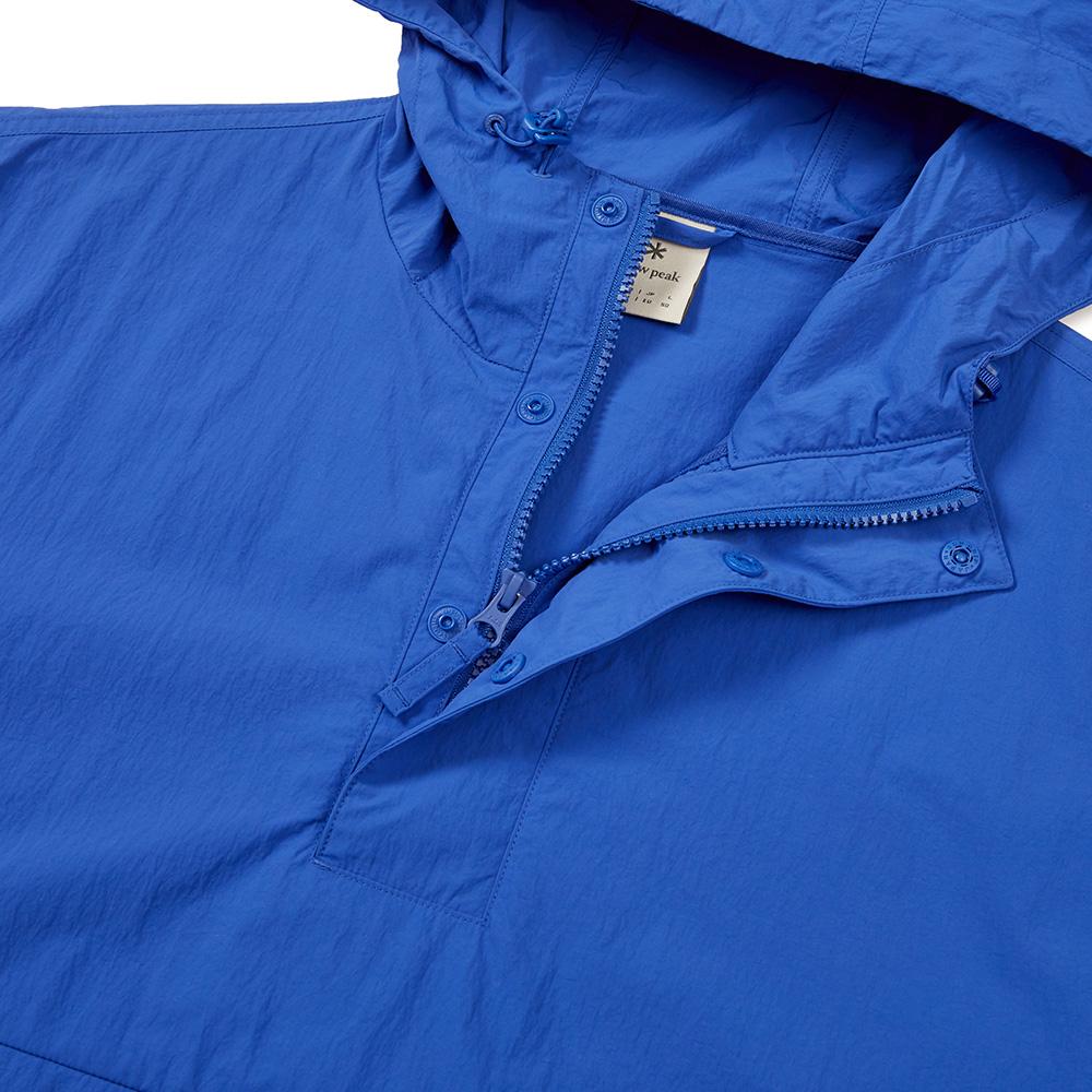 [Snowpeak] Taslan Woven Vivid Short-Sleeve Anorak Royal Blue (S24MMLAN56)