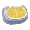 Yousheng Bear Cake Squeeze Toy Stress Relief Simulated Jelly Orange Cake Sensory Toy Soft Stretchy Food Shape Home Office Desk