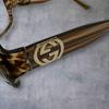 Used GUCCI Sunglasses Archive Y2k Interlocking Logo Sunglasses Eyewear Gucci Brown