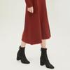  Benetton  Benetton Hem Embroidered A Line Knit Skirt bAsk56261 Wi