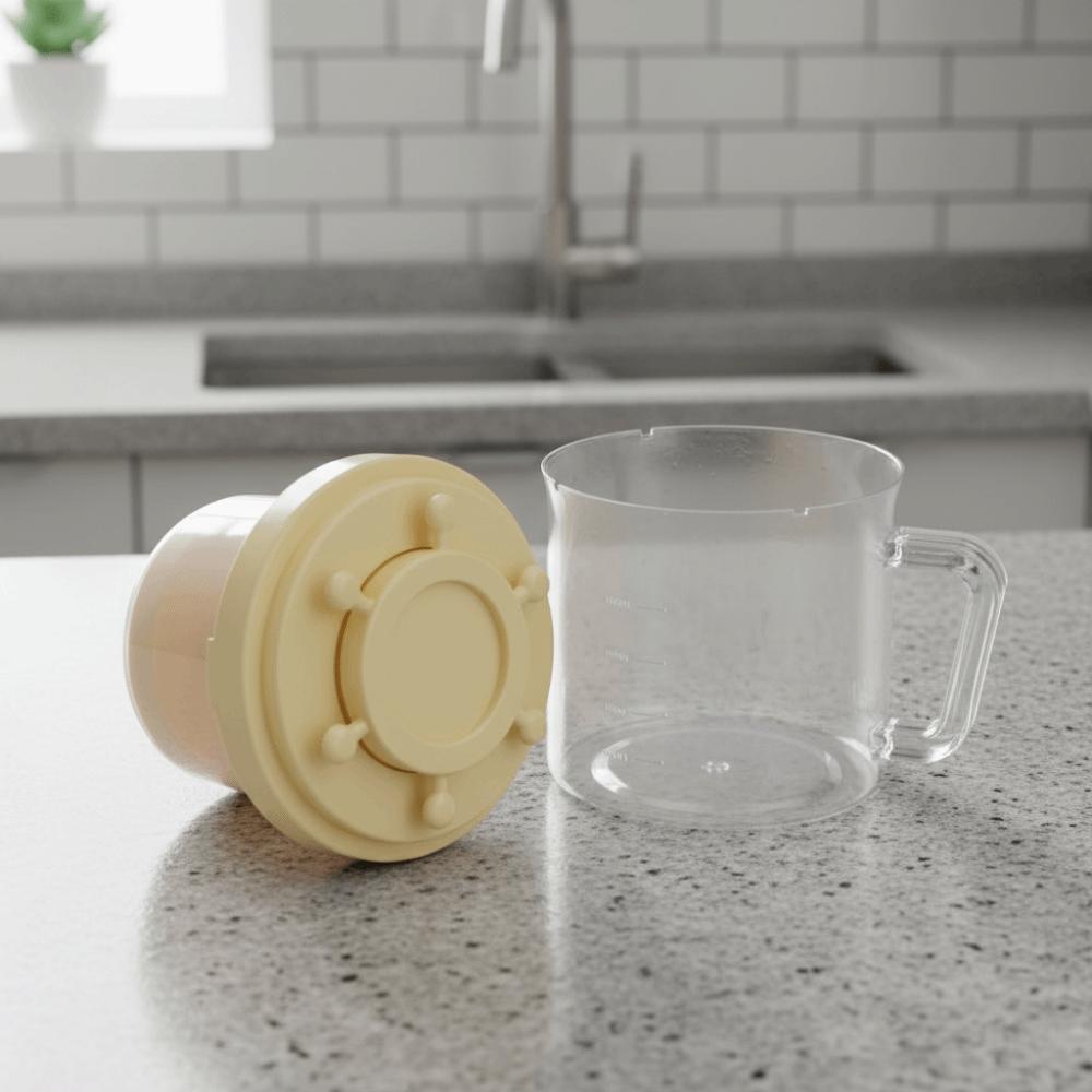 Rotating Wheel Handle Yogurt Whey Separator Spring Press Yogurt Filter DIY Yogurt Strainer Juice