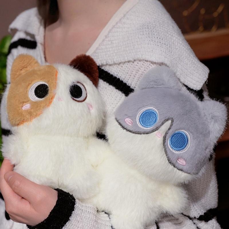 TreasuringU New 20/40cm Cartoon Cat Plush Toys Cute Animals Stuffed Doll Pillows Soft Sofa Car Toy Birthday Gifts