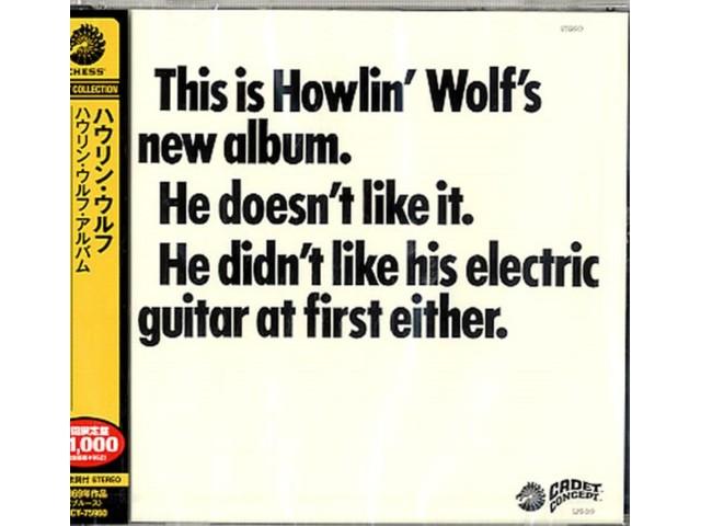 

THE HOWLIN WOLF ALBUM CD Limited Edition UICY-75960 CHESS BEST COLLECTION 1000